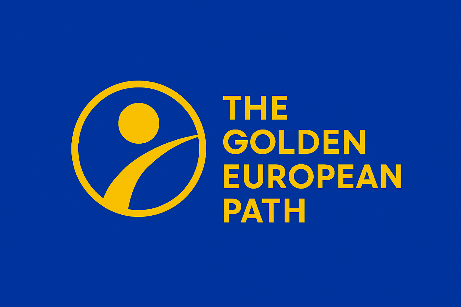 The Golden European Path Emblem